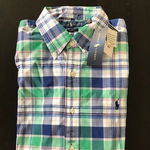 NWT Ralph Lauren Plaid Button-Up